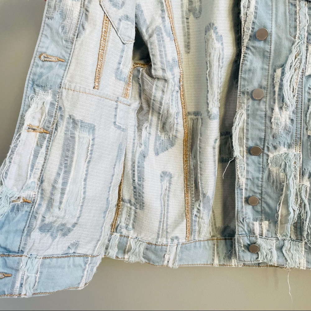 True Religion | Distress Denim Jacket - Picture 8 of 8